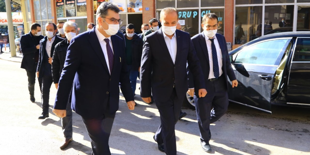 AK Parti Konya Milletvekili Orhan Erdem, Hadim'i ziyaret etti