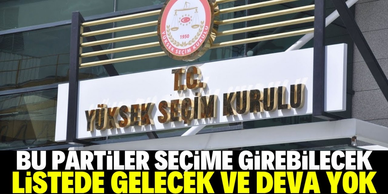 YSK 17 partinin seçime girebileceğine karar verdi