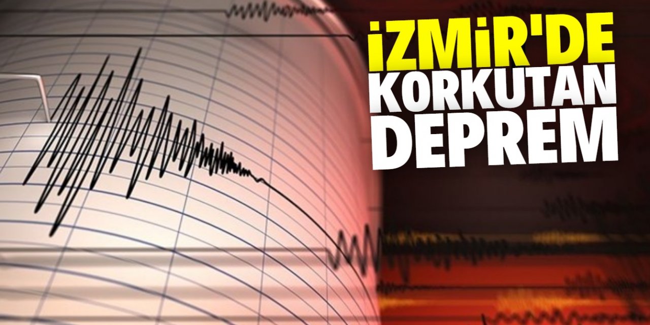 İzmir Karaburun'da 5,1 büyüklüğünde deprem
