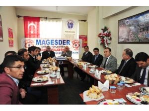 Vali Altıparmak Magesder Üyeleriyle Biraraya Geldi