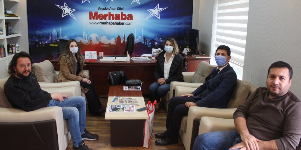 MEDOVA’dan Merhaba Gazetesi’ne ziyaret