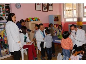 Anasınıfı Öğrencileri Ağız Ve Diş Sağlığı Taramasından Geçirildi