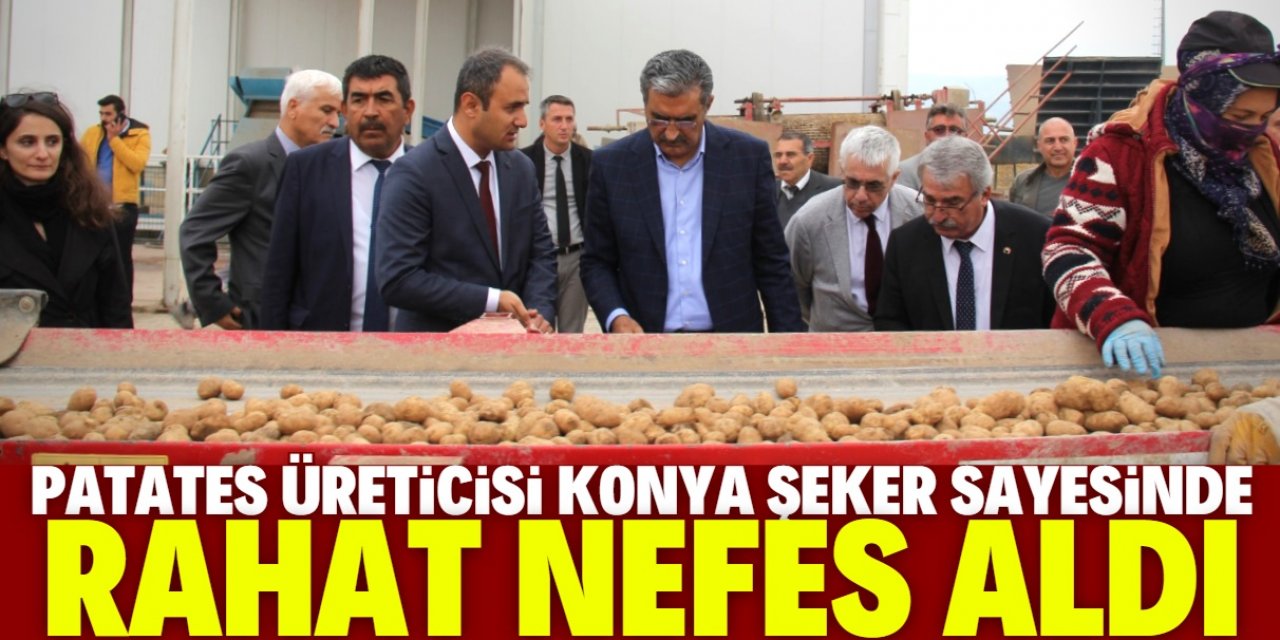 Türkiye'nin ilk ve tek patates nişastası tesisi Konya'da faaliyet gösteriyor