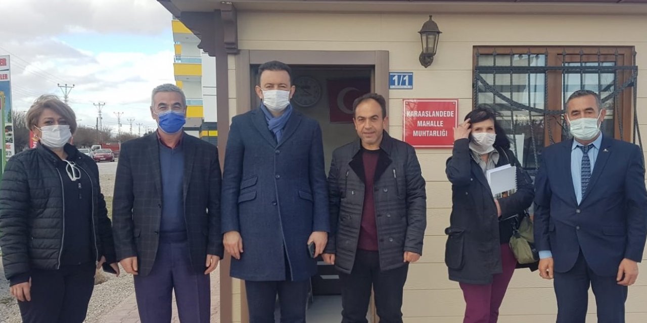 CHP’den mahalle muhtarlarına ziyaret