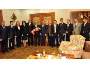 Öğretmenler, Vali Aydın’ı Ziyaret Etti