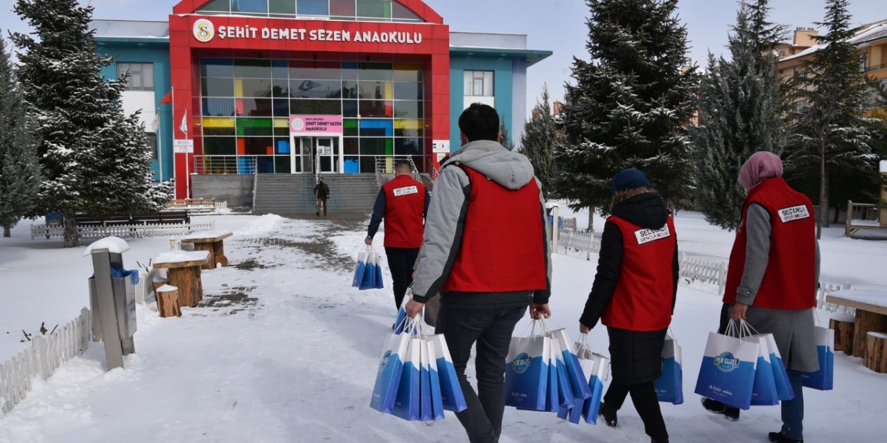 Selçuklu’da şivlilik çocuklara götürüldü