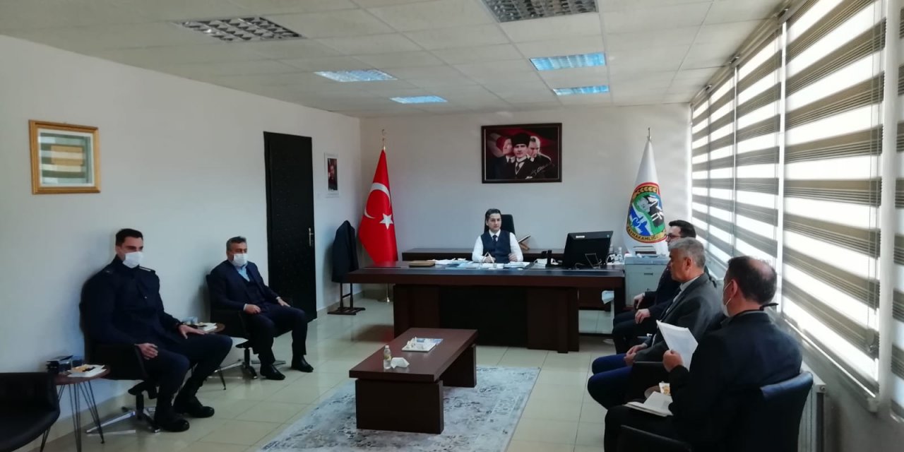 Seydişehir'de Kovid-19 ile mücadele toplantısı yapıldı