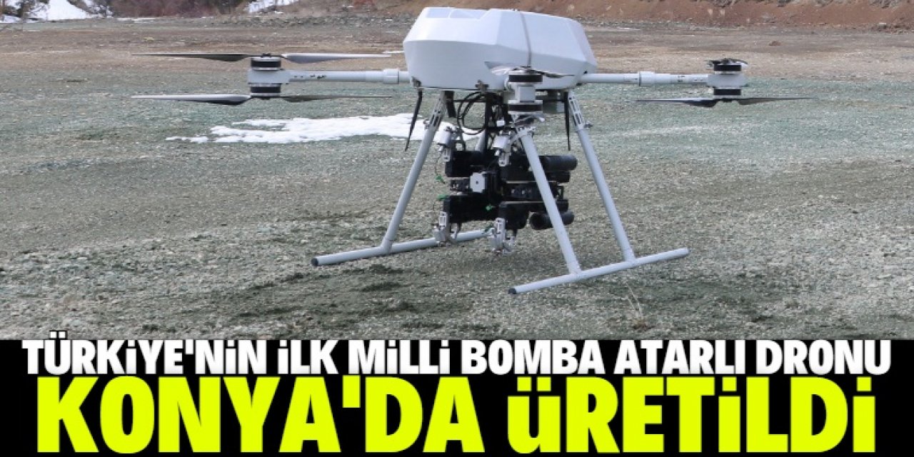 Türkiye’nin ilk milli bomba atarlı dronu Songar