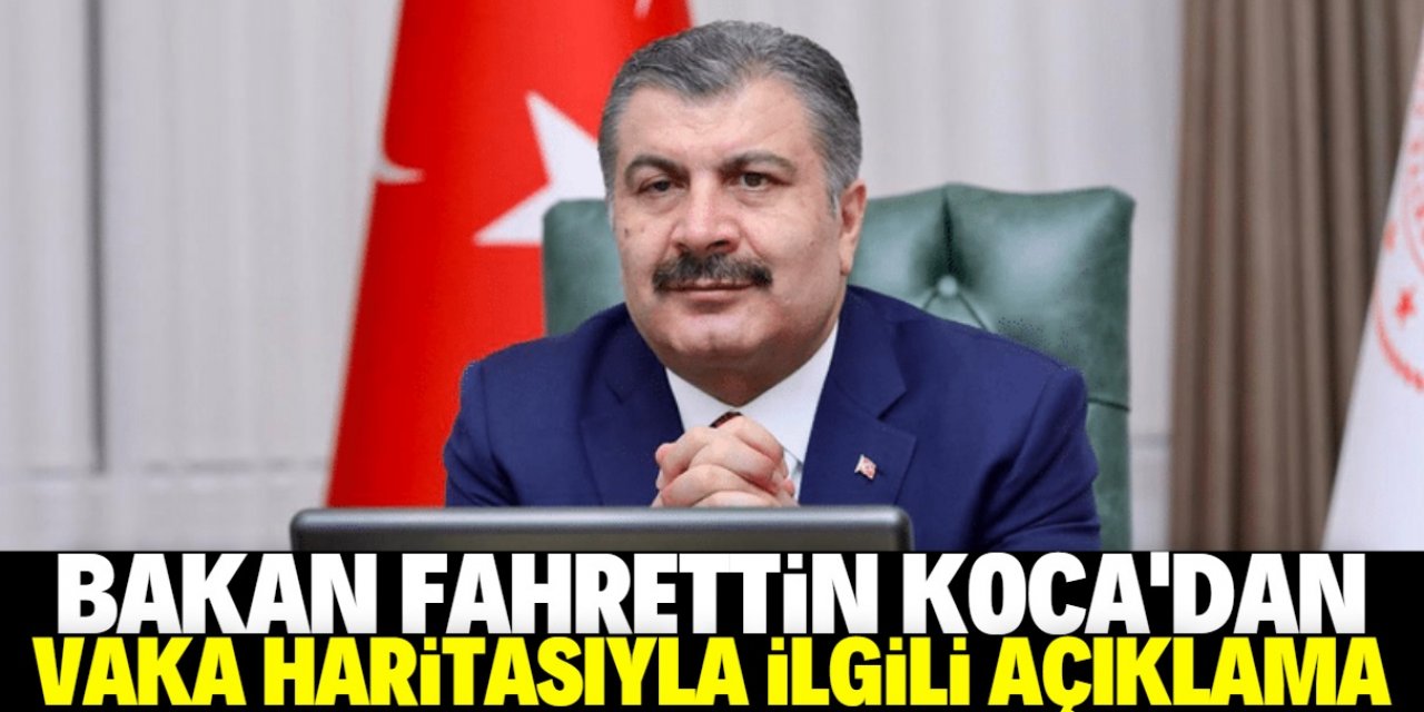 Bakan Koca'dan 'harita' açıklaması