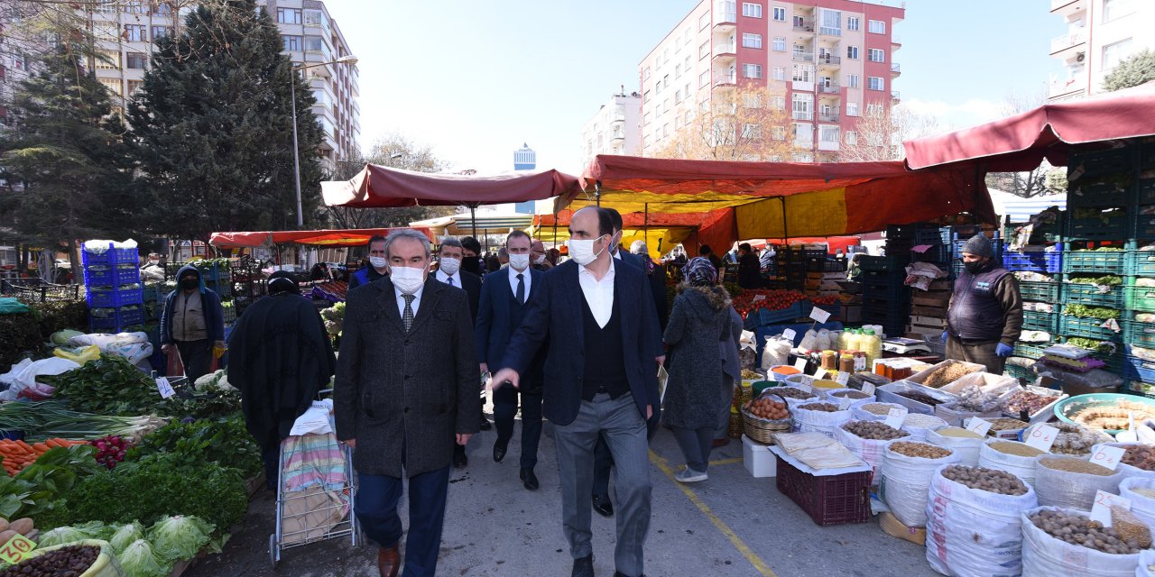 Konya Büyükşehir Belediye Başkanı Uğur İbrahim Altay "Dinamik denetim"e çıktı