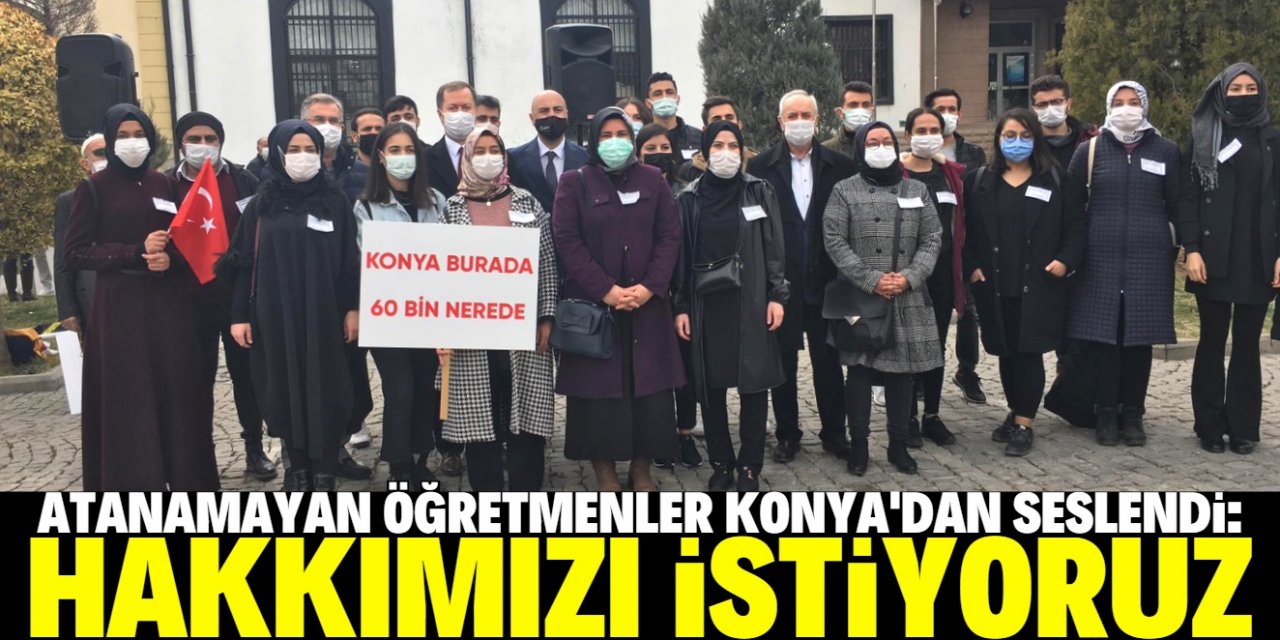 Atanamayan öğretmenler hakkını istiyor