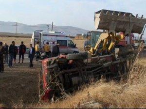 Ereğli'de arazöz devrildi: 1 ölü, 1 yaralı
