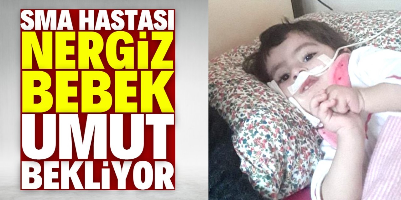 SMA hastası Nergiz bebek umut bekliyor