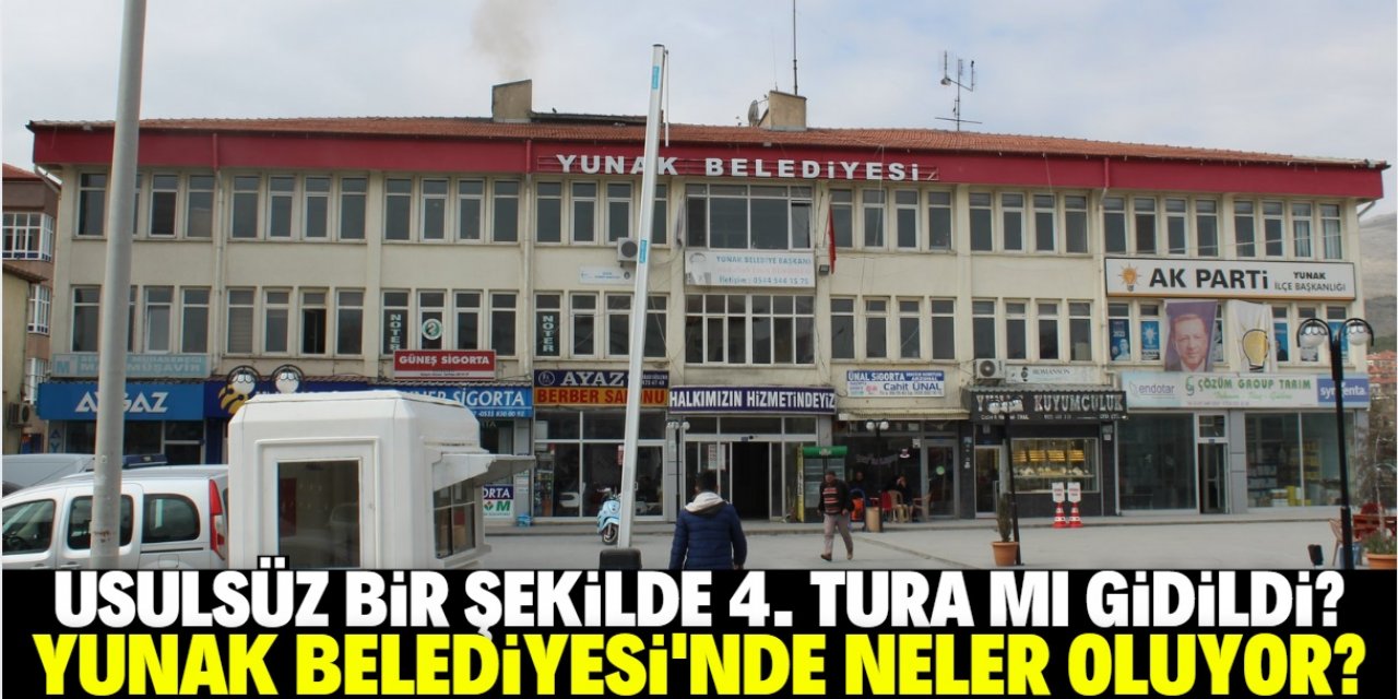 Yunak Belediyesi'ndeki seçimde usulsüzlük mü yapıldı?