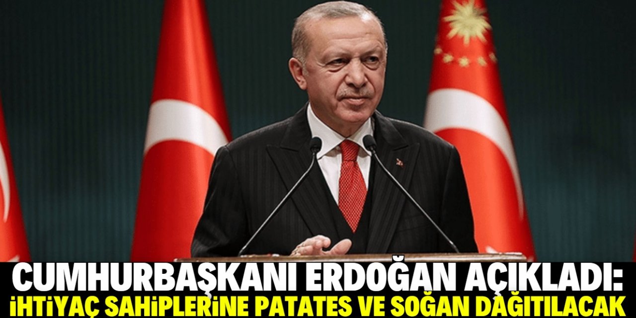 İhtiyaç sahibine patates ve soğan dağıtılacak