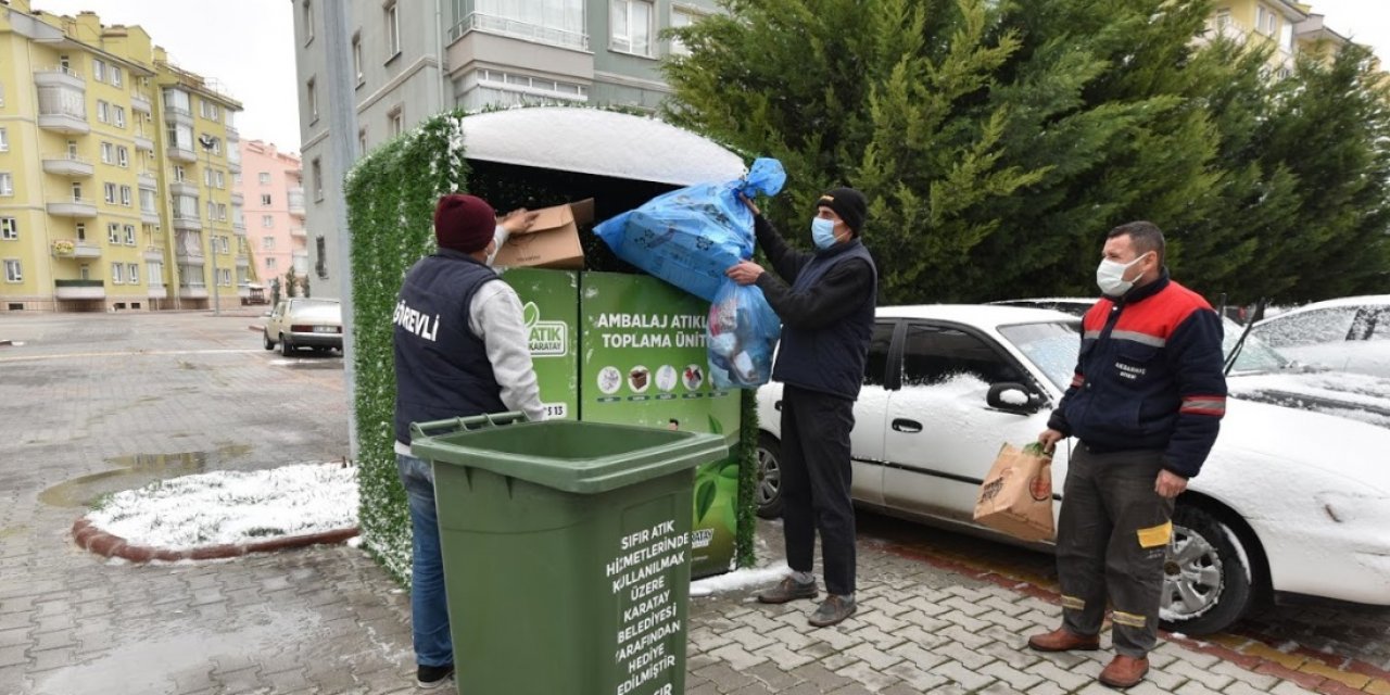 Karatay’da geri dönüşüm atağı