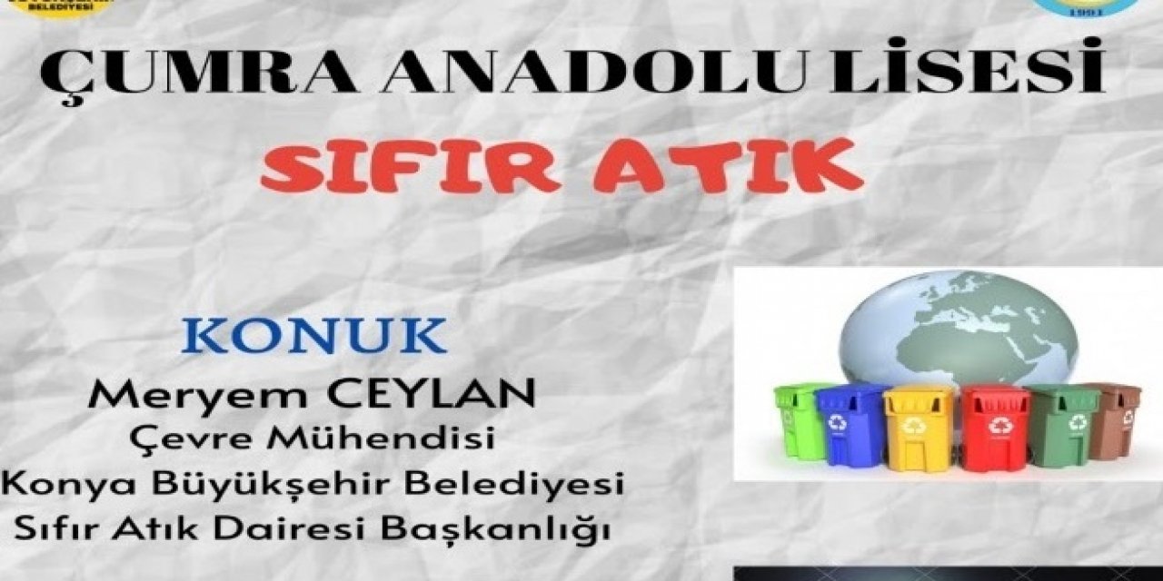 Çumra’da Sıfır Atık konferansı verildi