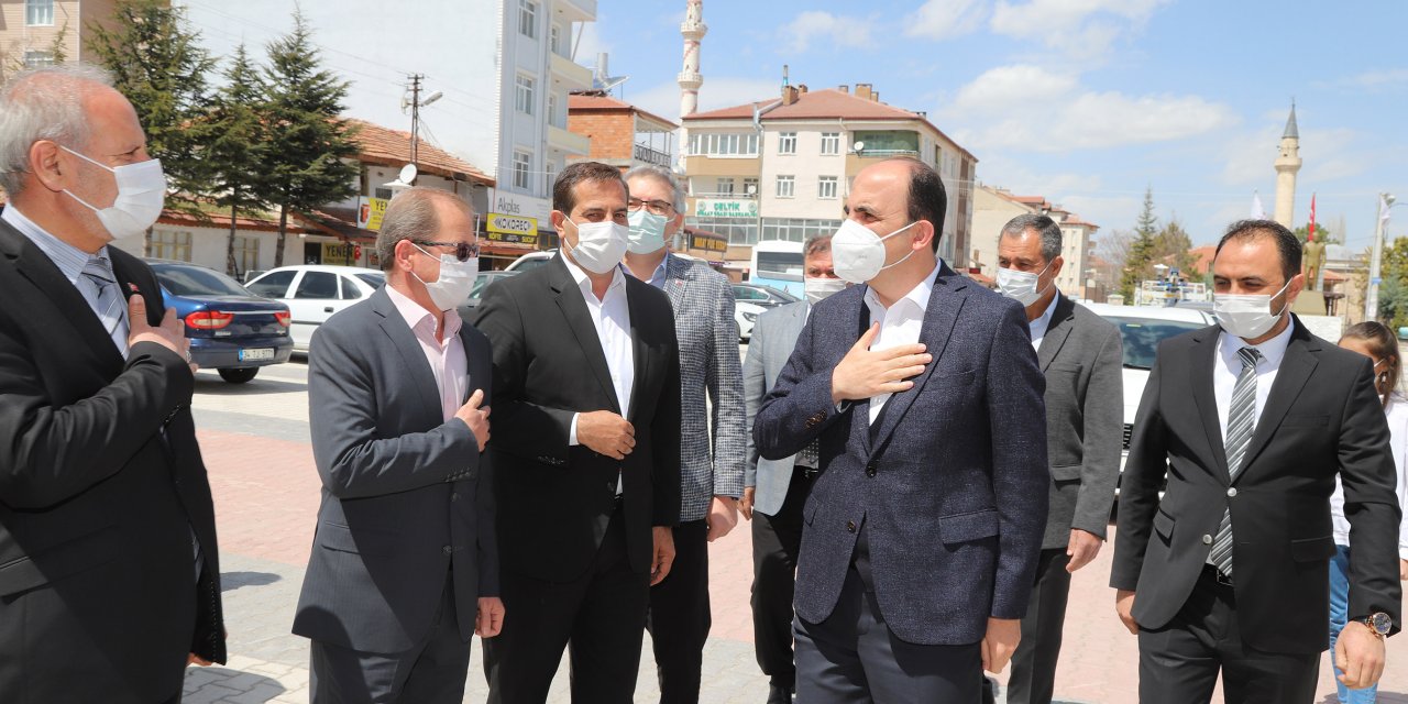 Başkan Altay'dan Çeltik, Yunak, Tuzlukçu ve Akşehir'e ziyaret