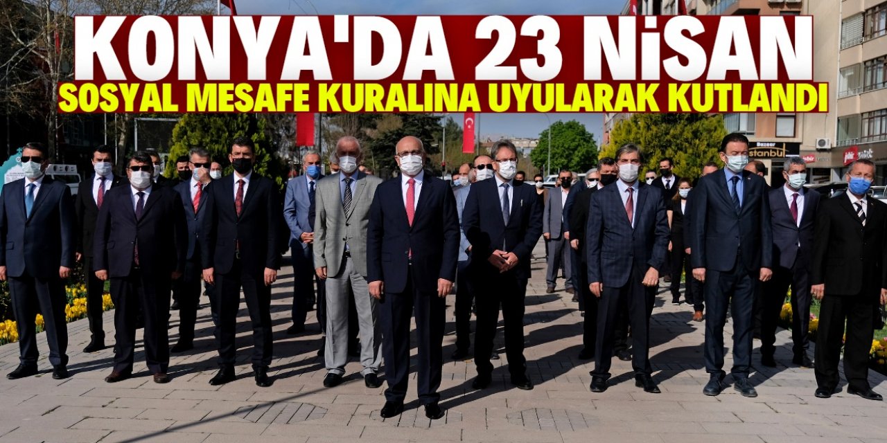 Konya'da 23 Nisan kutlaması