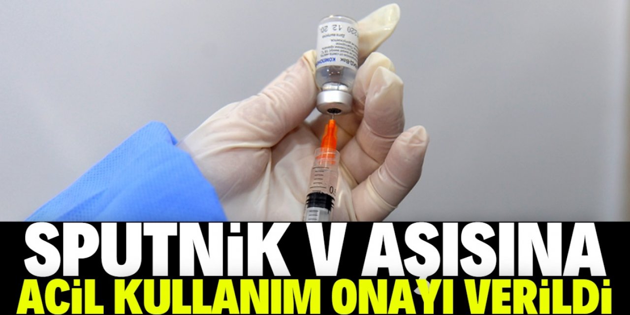 Sputnik V aşısına acil kullanım onayı