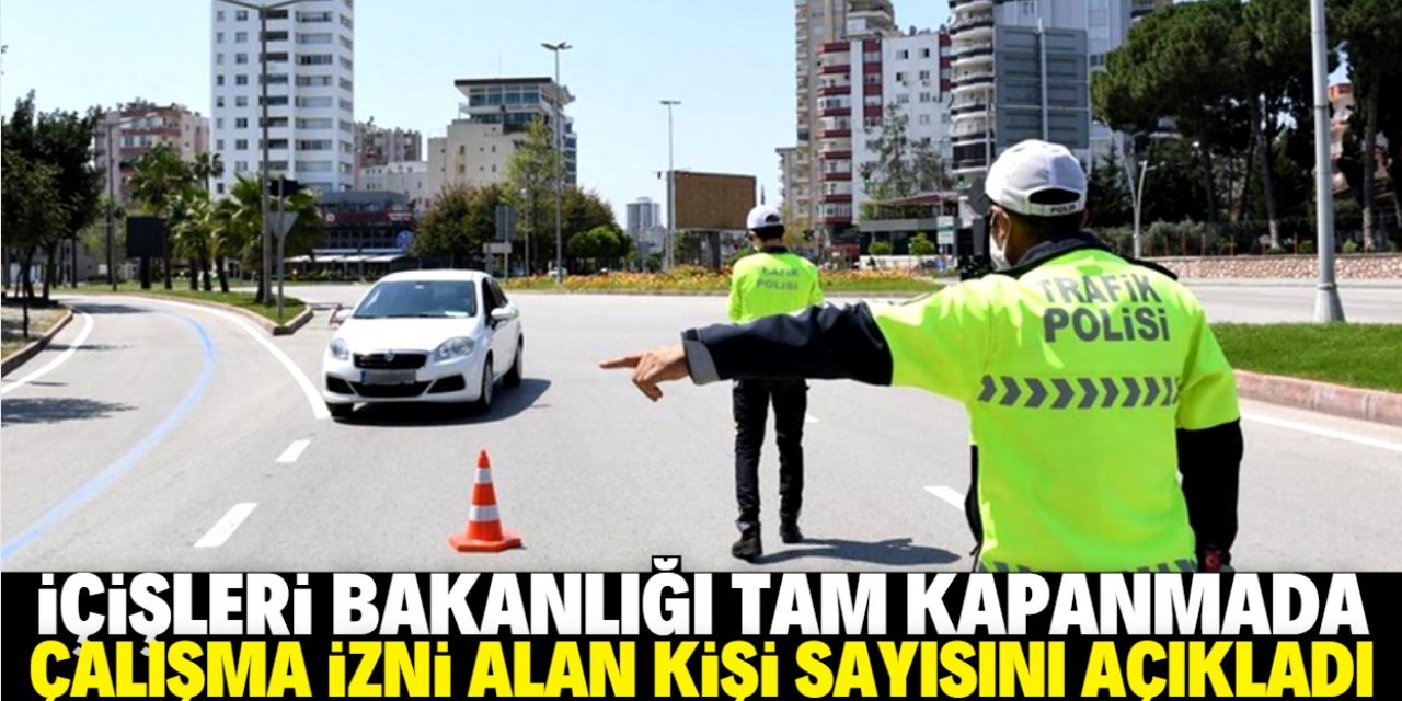 İçişleri'nden çalışma belgesi açıklaması