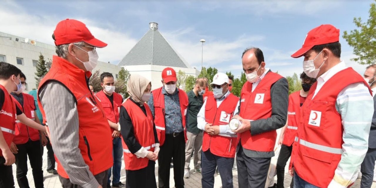 Karatay Kızılay’dan yardım seferberliği