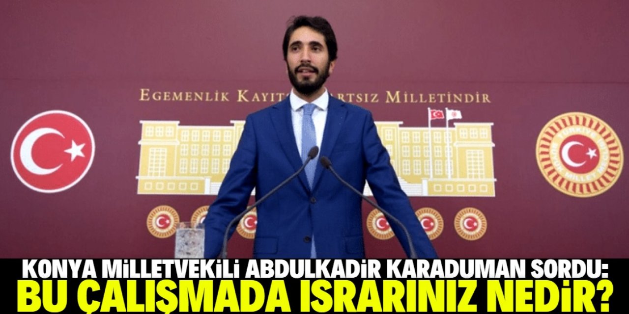 Karaduman'dan Bakan Pakdemirli'ye İkizdere önergesi