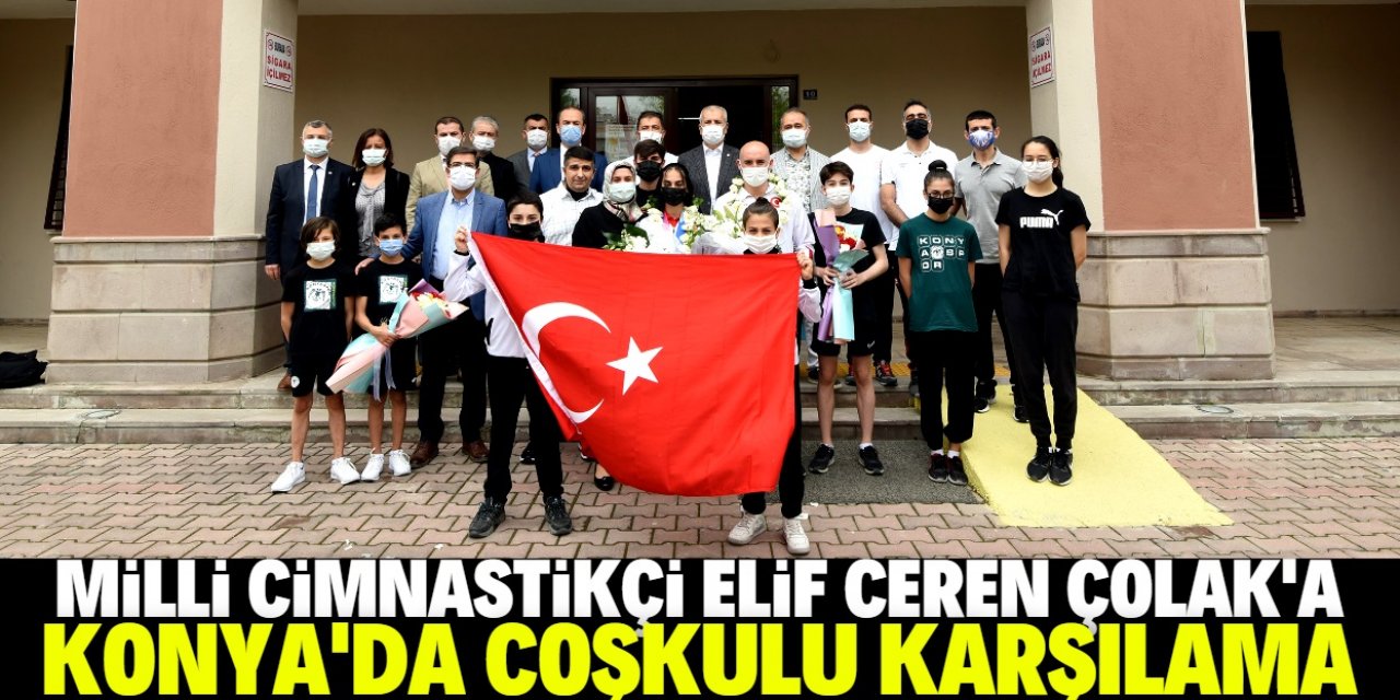 Elif Ceren Çolak, ailesi ve sporcular tarafından coşkuyla karşılandı