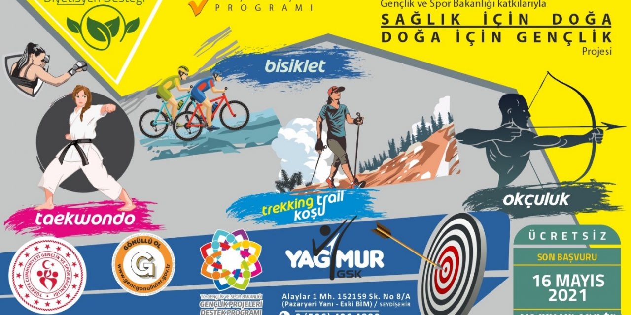  Seydişehir’de “Gençlik için spor” projesi 