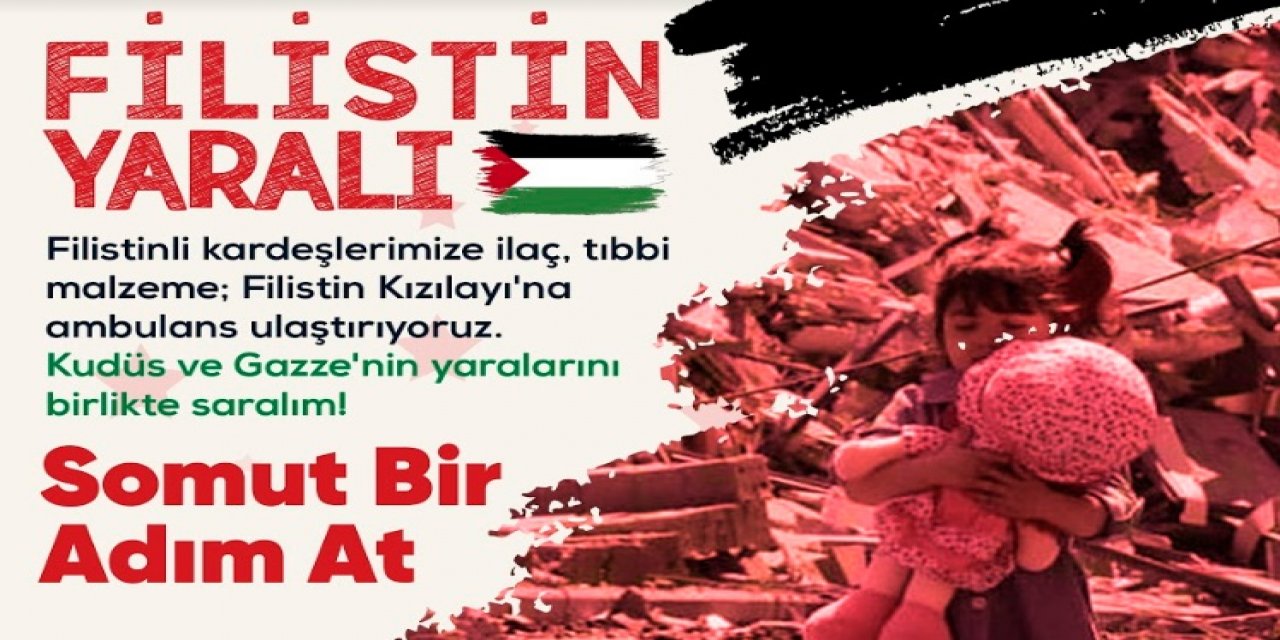 Filistin halkı için yardım çağrısı