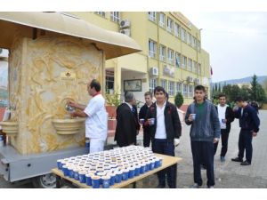 Belediyeden Öğrencilere Çorba İkramı