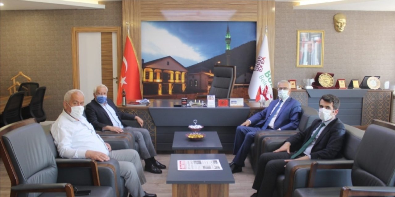 Başsavcı Solmaz, Bozkır Belediye Başkanı Saygı'yı ziyaret etti