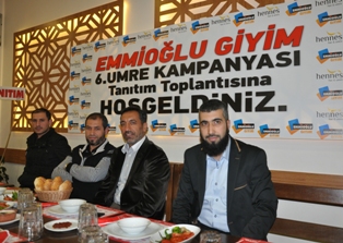 Emmioğlu, 25 kişiyi umreye gönderecek