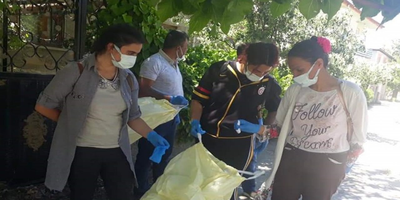 Seydişehir Halk Eğitim Merkezi öğrencileri ilçede çevre temizliği yaptı
