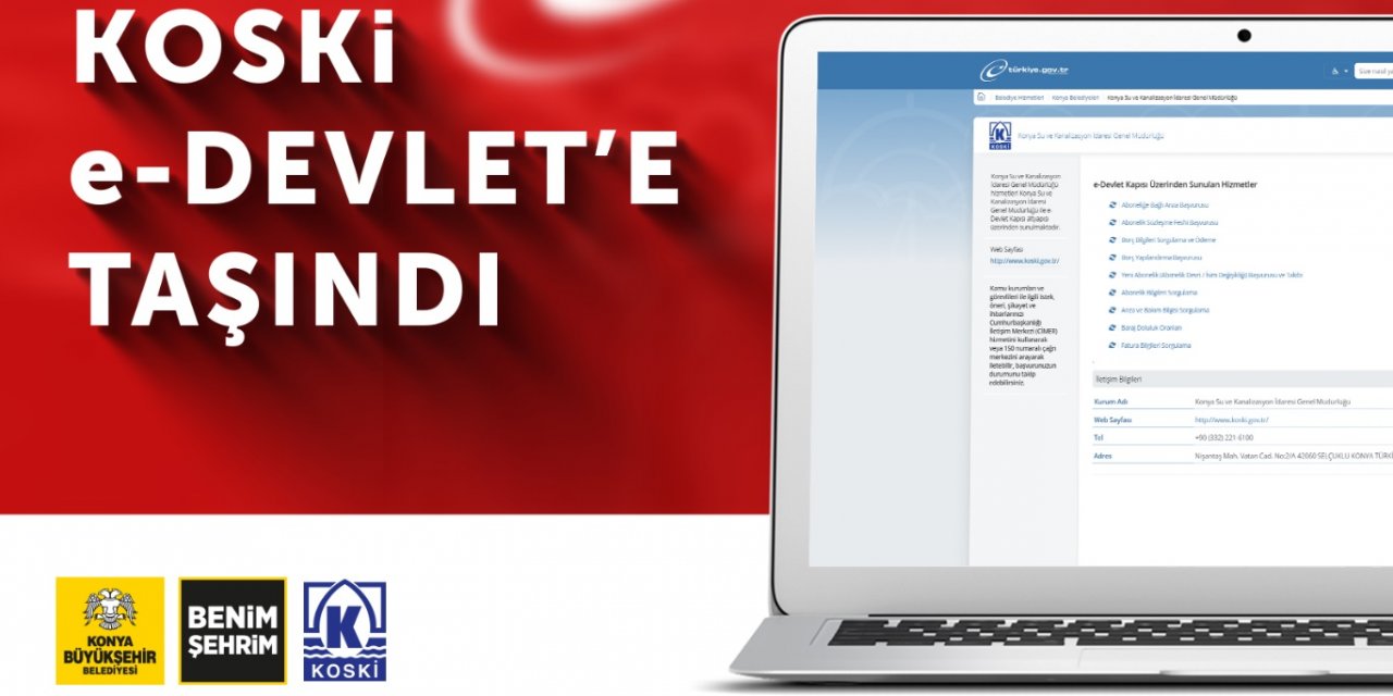 KOSKİ, e-Devlet sistemine taşındı