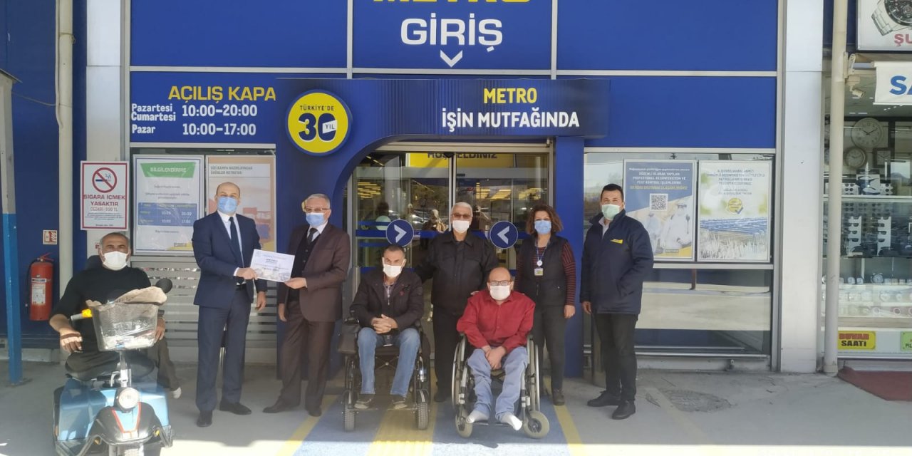 'Erişilebilirlik' tescili alan Metro Türkiye Konya mağazası engelsiz alışveriş deneyimi sunuyor