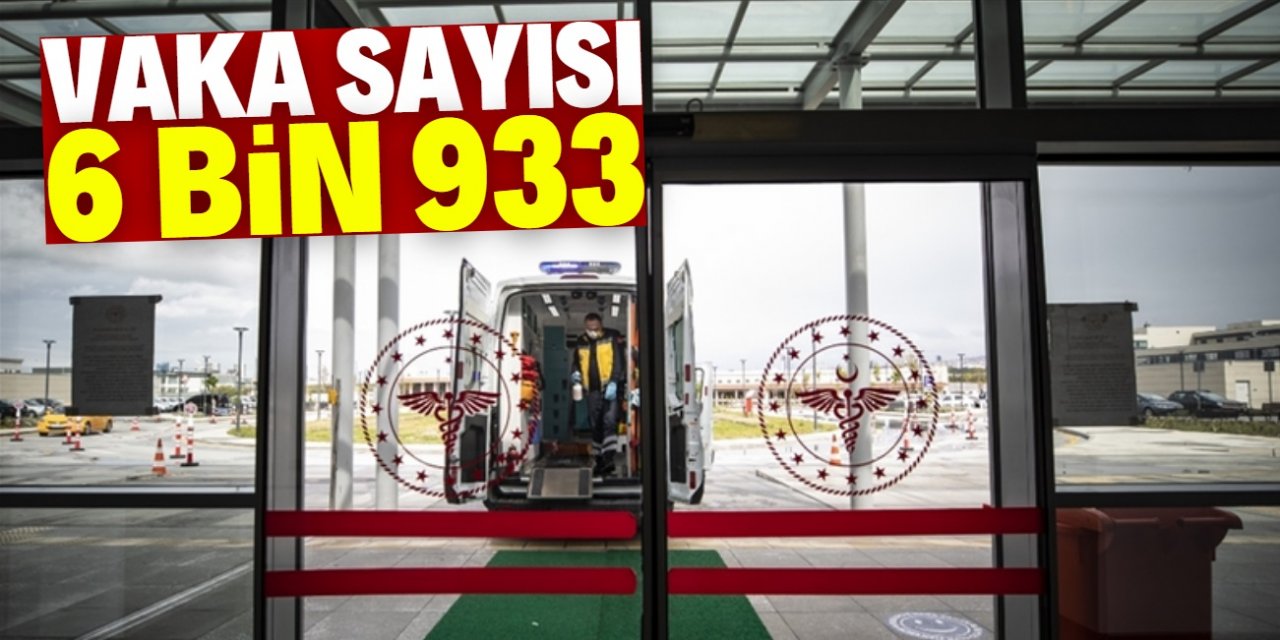 Türkiye'de 6 bin 933 kişinin Kovid-19 testi pozitif çıktı