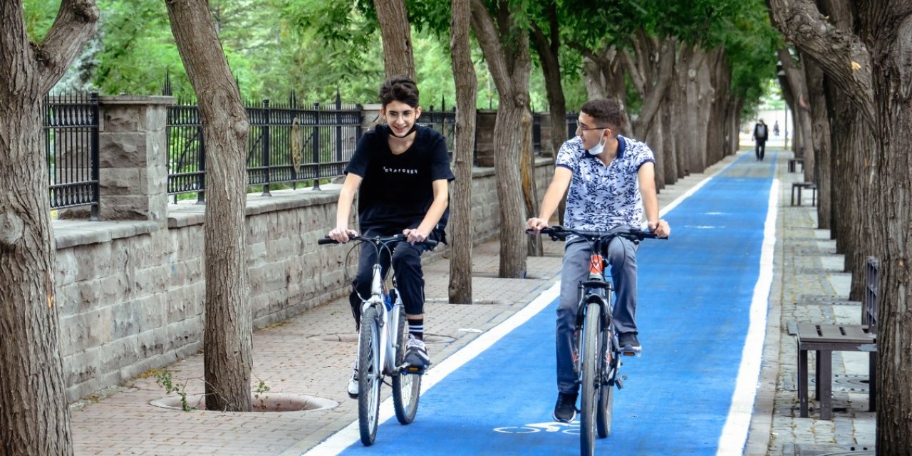 Konya, 550 kilometrelik bisiklet yoluyla diğer kentlere örnek oluyor