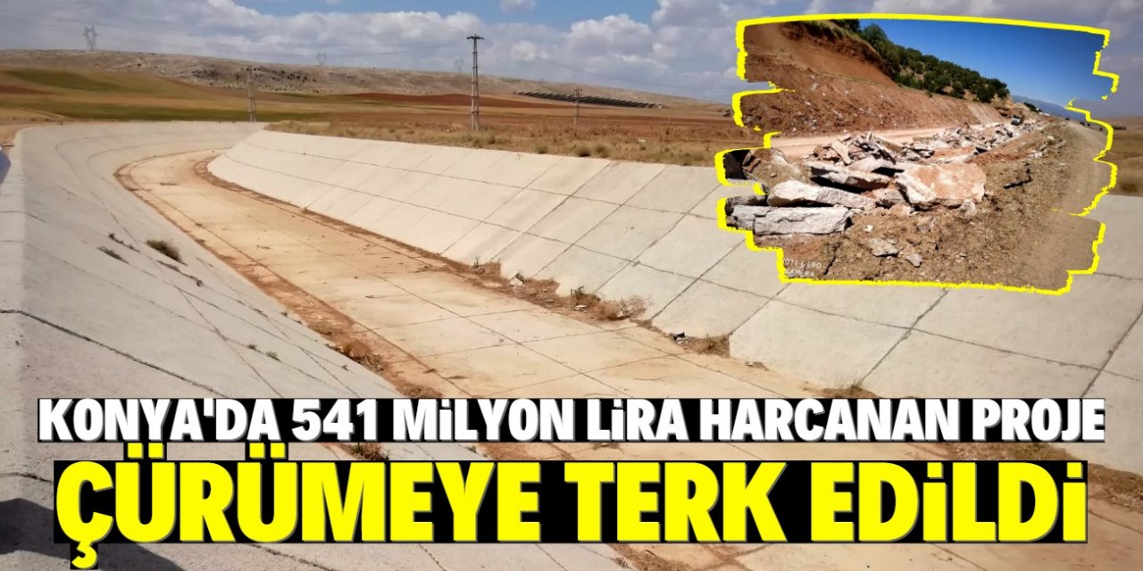 541 milyon TL harcanan AHİ Kanalı çürümeye terk edildi!