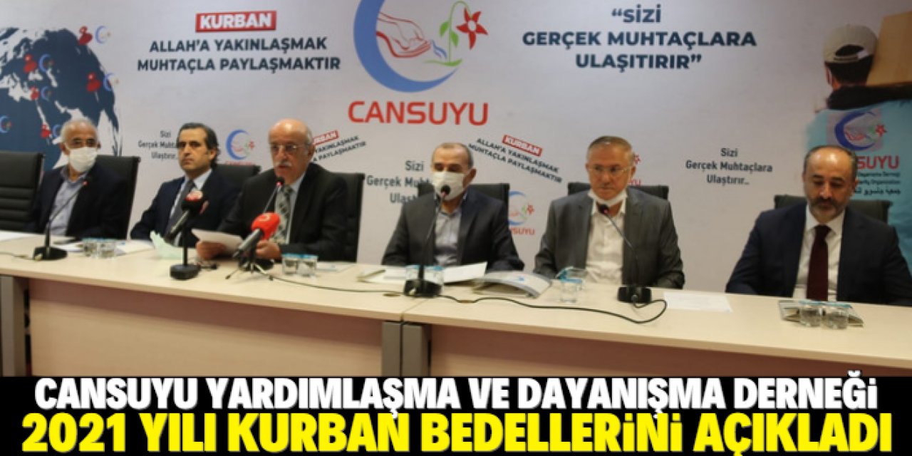 Cansuyu Derneği, kurban bedellerini açıkladı