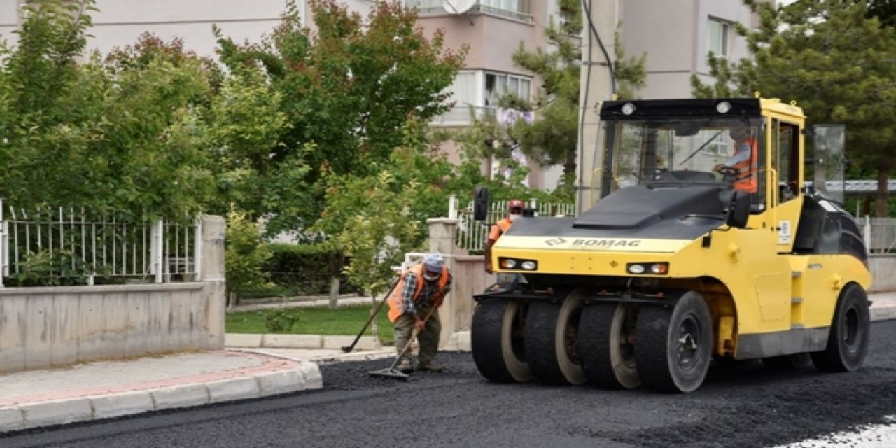 Selçuklu'da asfalt çalışmaları sürüyor