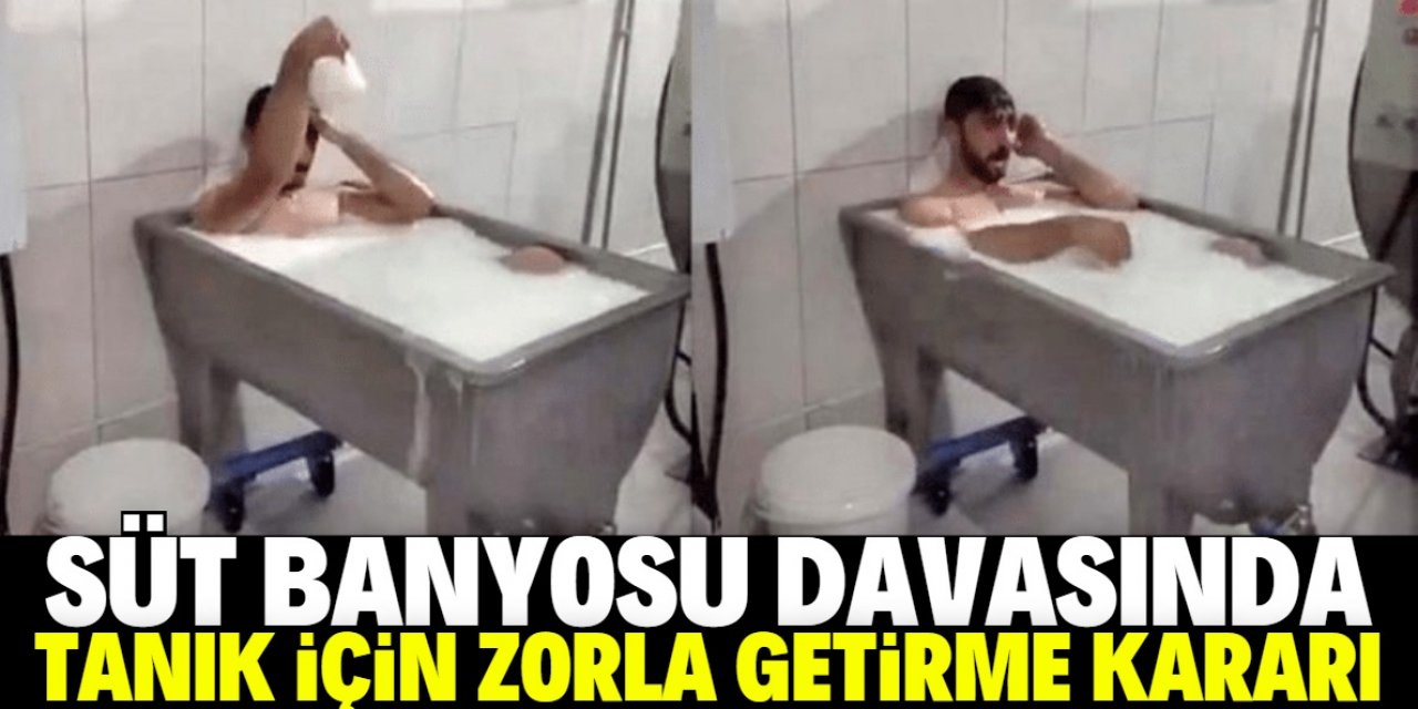 Konya'daki "süt banyosu" davası sanıklarının yargılanmasına devam edildi