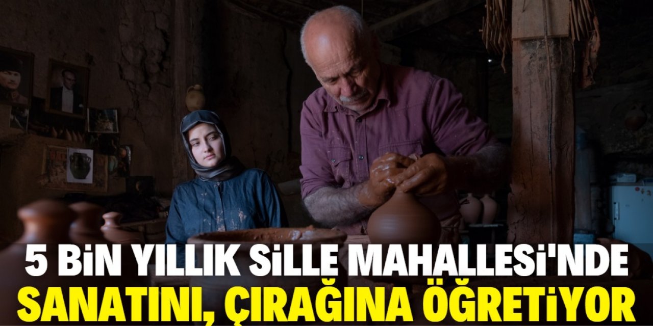 Çömlek ustası, 450 yıllık atölyede üniversiteli çırağını yetiştiriyor