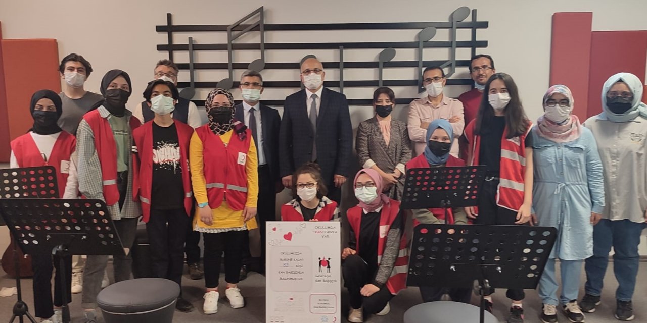 Osman Nuri Hekimoğlu Lisesinde “KAN”panya projesine tam destek