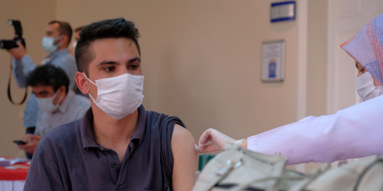 Konya OSB'de 4 günde 5 bin kişiye aşı yapıldı