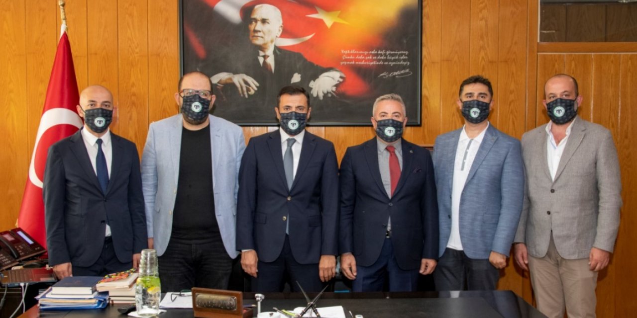 Konyaspor yönetiminden kaymakam ve başkanlara ziyaret