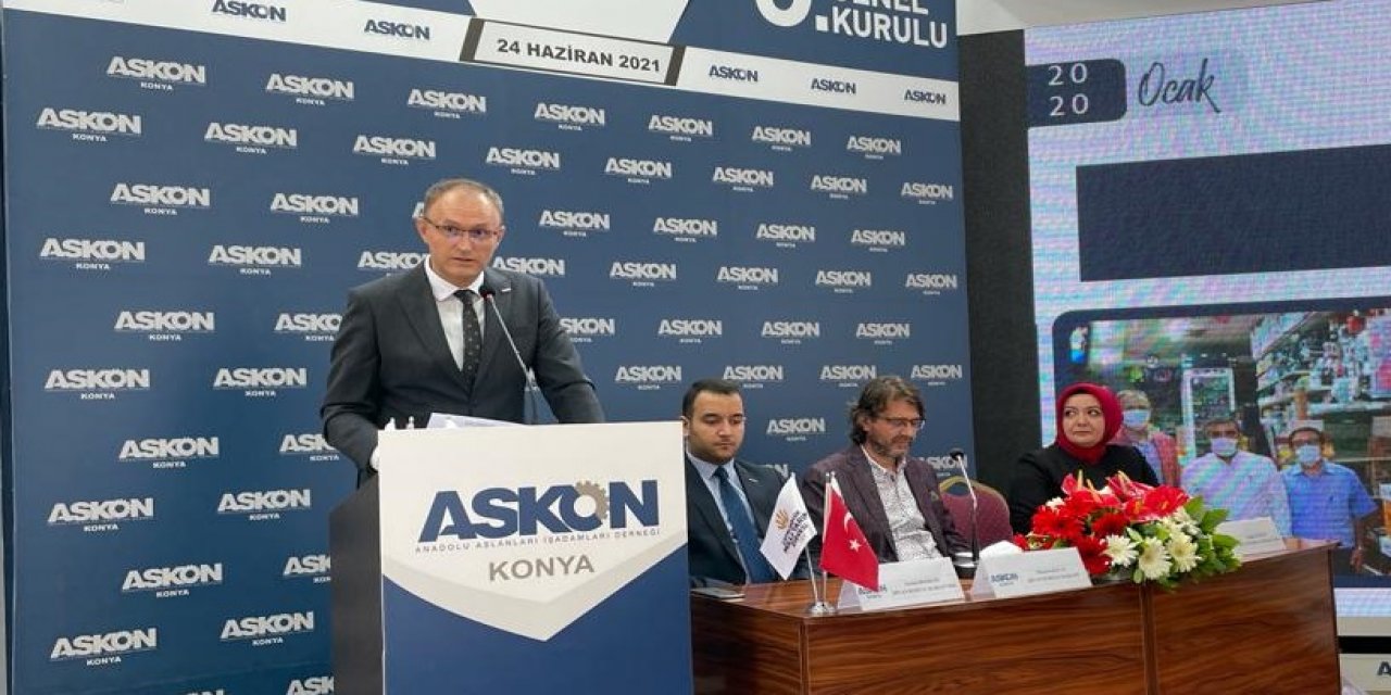 ASKON Konya’da  Sinacı güven tazeledi