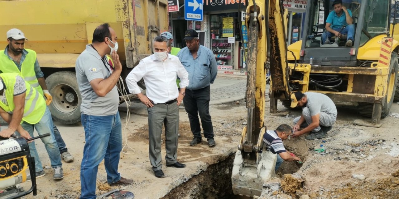 Başkan Tutal, KOSKİ çalışmalarını yerinde inceledi