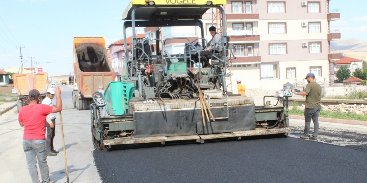 Asfalt çalışması 12  gün içinde bitirilecek