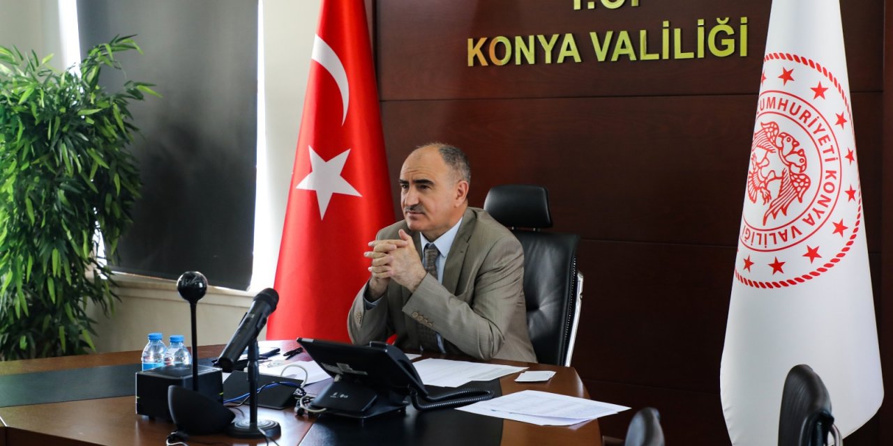 Konya Valisi Vahdettin Özkan: "Hedefimiz kısa zamanda yüzde yüze yakın aşılama faaliyeti gerçekleştirmek"